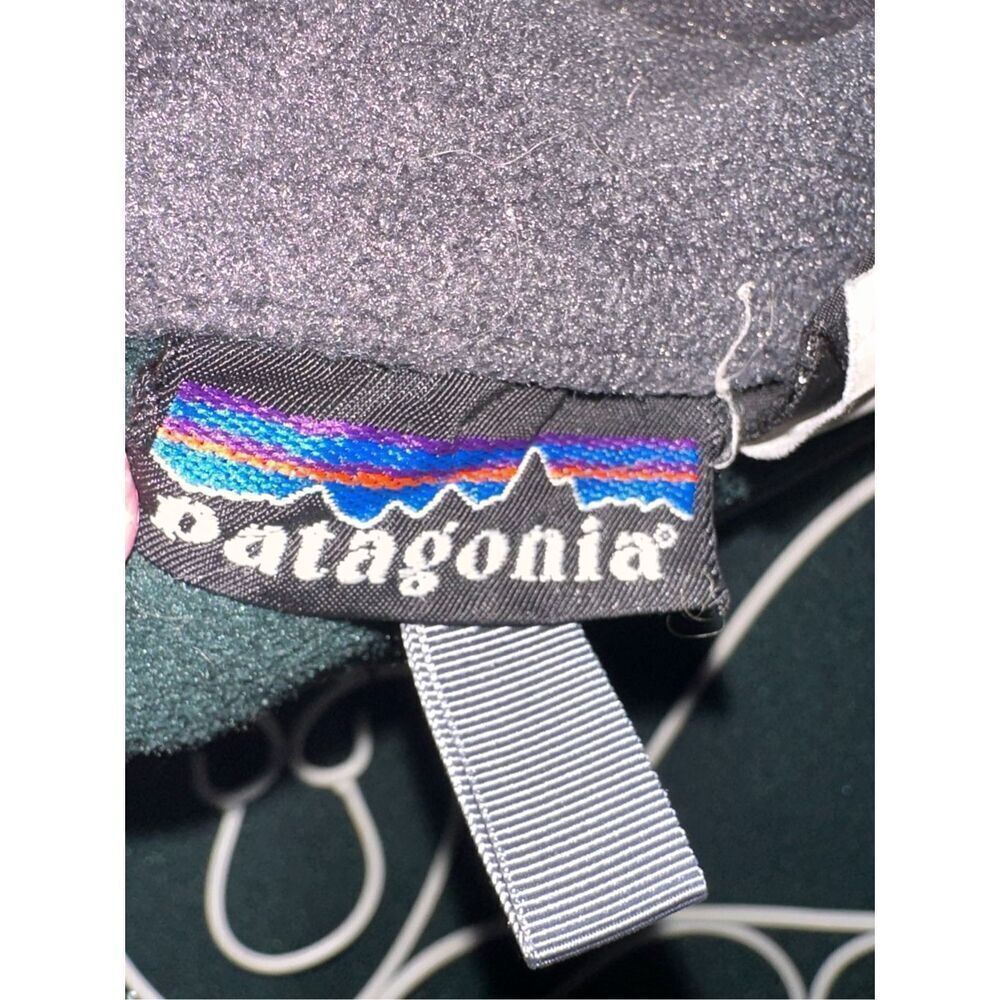 RARE VINTAGE 1999 Patagonia Jacket Men XL Fleece Full Zip Up Green Made in USA - Picture 7 of 16